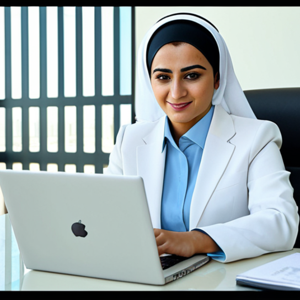 Empowered Businesswoman**
"A successful Arab businesswoman in a modern, fully-clothed business suit, working on a laptop in a bright, contemporary office in Dubai. The scene includes subtle Arabic design elements. Appropriate attire, professional setting, safe for work, perfect anatomy, natural proportions, family-friendly, high-quality, professional photography."
**