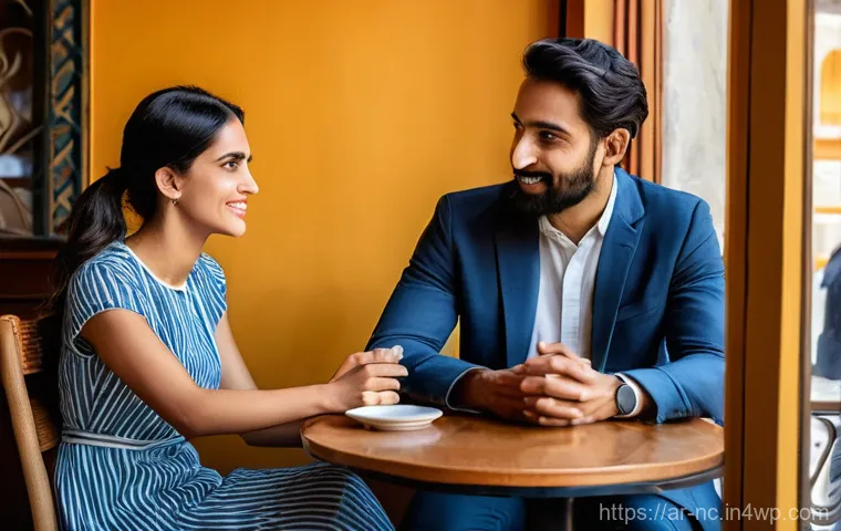 내적 동기를 활용한 네트워킹 전략 - **Prompt 1: Deep Connection Through Active Listening**
    "A scene depicting two individuals, perha...